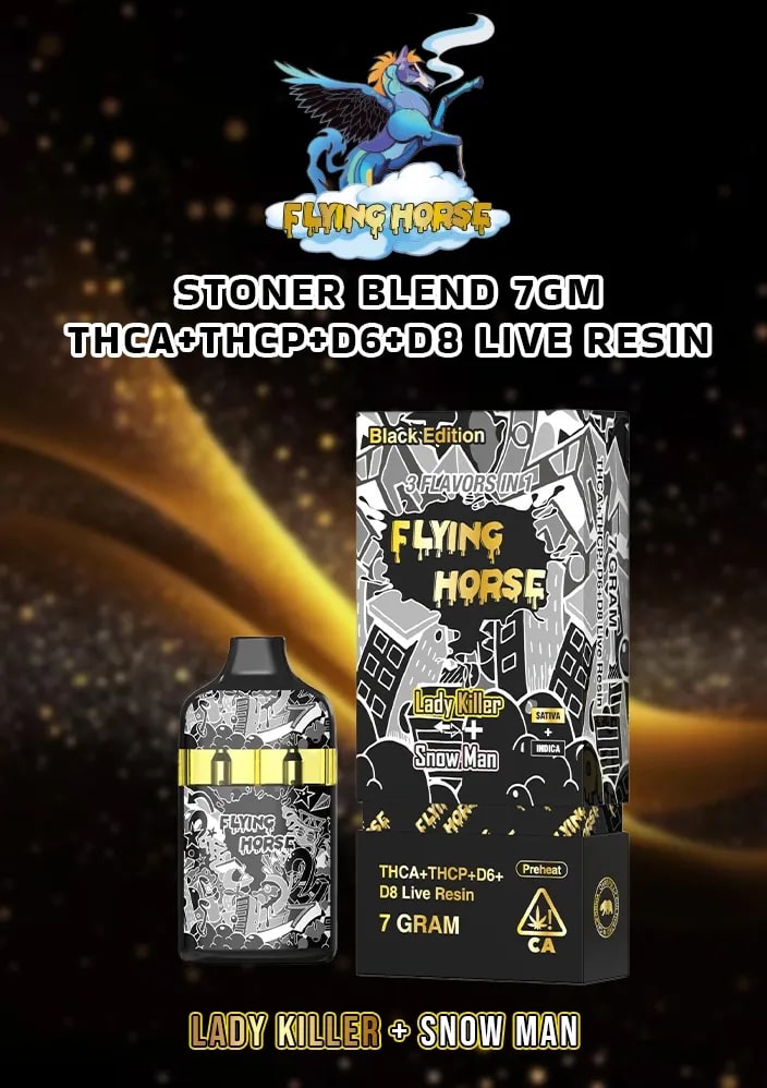 Flying Horse Stoner Blend 7gram Black Edition | 1 Ct