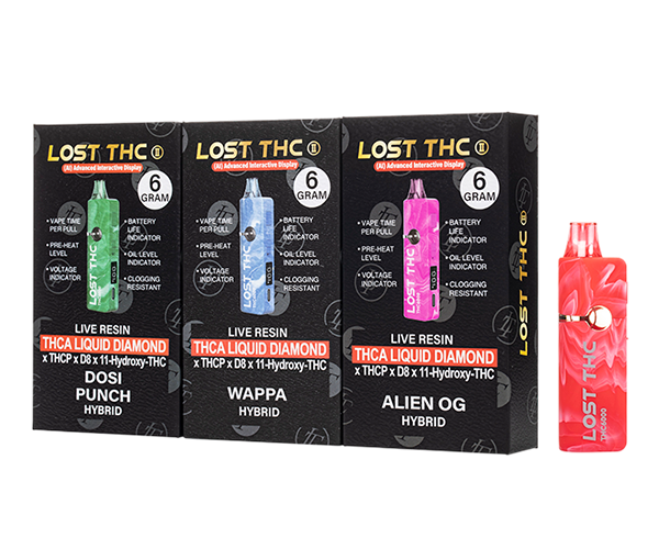 Lost THC Live Resin 6 gram Disposable 1ct