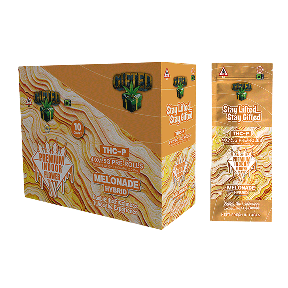 Gifted THC-P Pre-Rolls 1.5gm X 4ct/pk