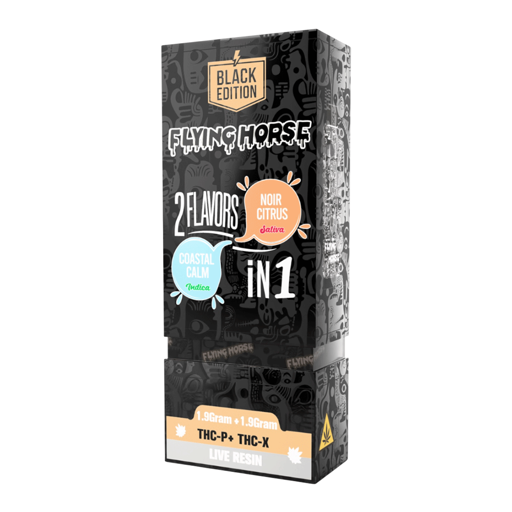 Flying Horse Black Edition 2in1 Disposable 3.8gm | 1Ct