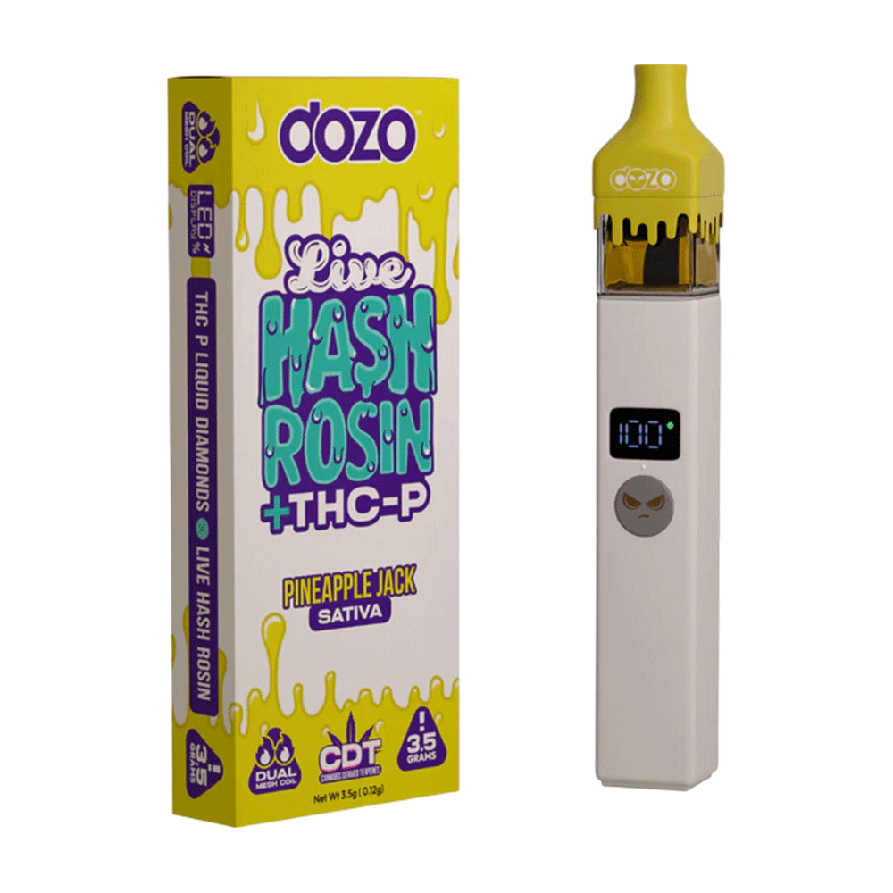 Dozo Live Hash Rosin THC-P Disposable 3.5gm