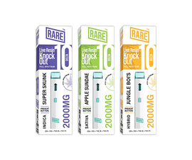 Rare Delta 10 Live Resin Knock Out Full Spectrum 2000 MG (D8 + D10 + THC-B + THC-P)