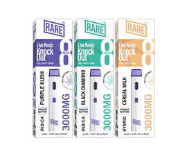 Rare Live Resin Knock Out Full Spectrum 3000 MG (HHEP+THCP+D8 Live Resin)