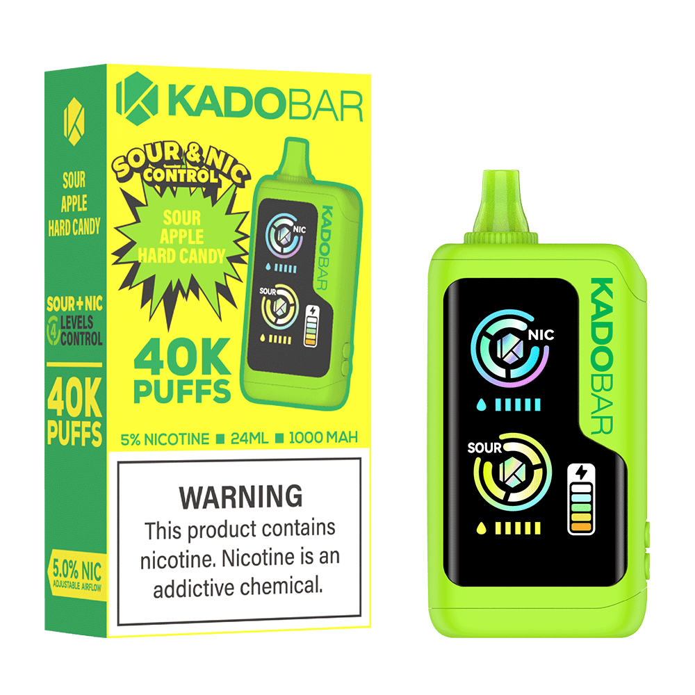 Kado Bar 5% Sour and Nic Control 40000 Puffs Disposable