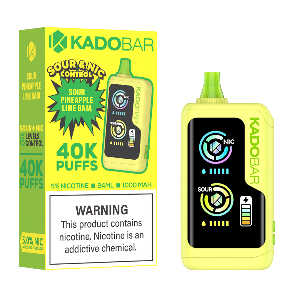 Kado Bar 5% Sour and Nic Control 40000 Puffs Disposable