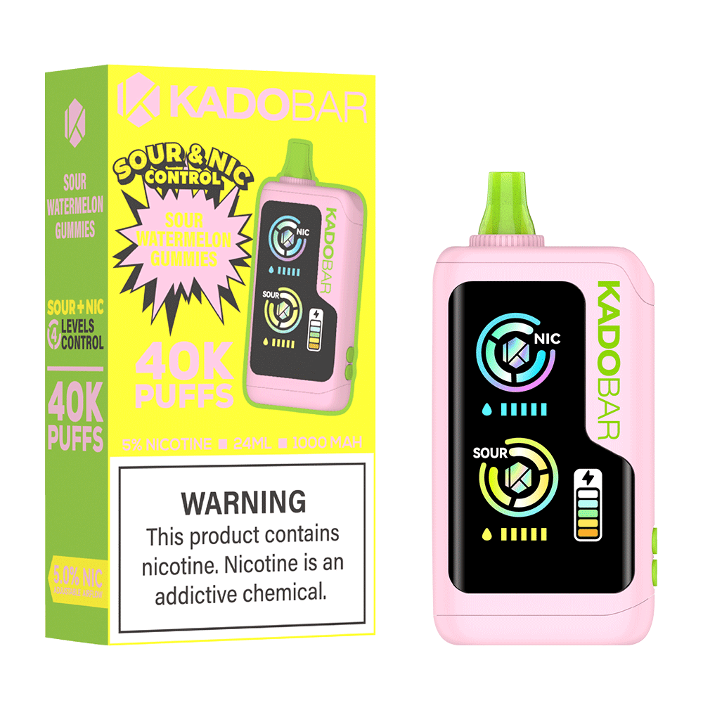 Kado Bar 5% Sour and Nic Control 40000 Puffs Disposable