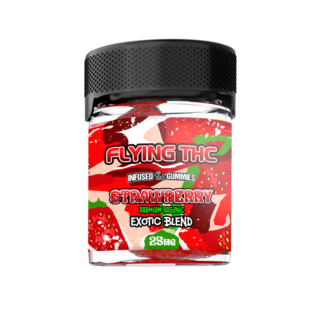 Flying THC Exotic Blend Gummies 25mg - 20ct/Jar