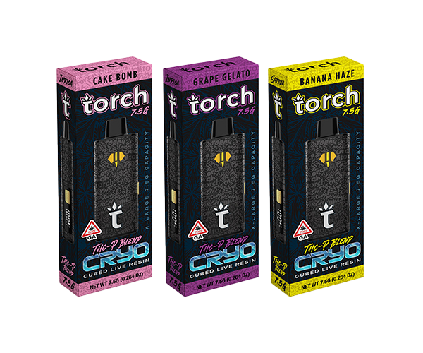 Torch Cryo Live Resin THC-P Blend Disposable 7.5gm