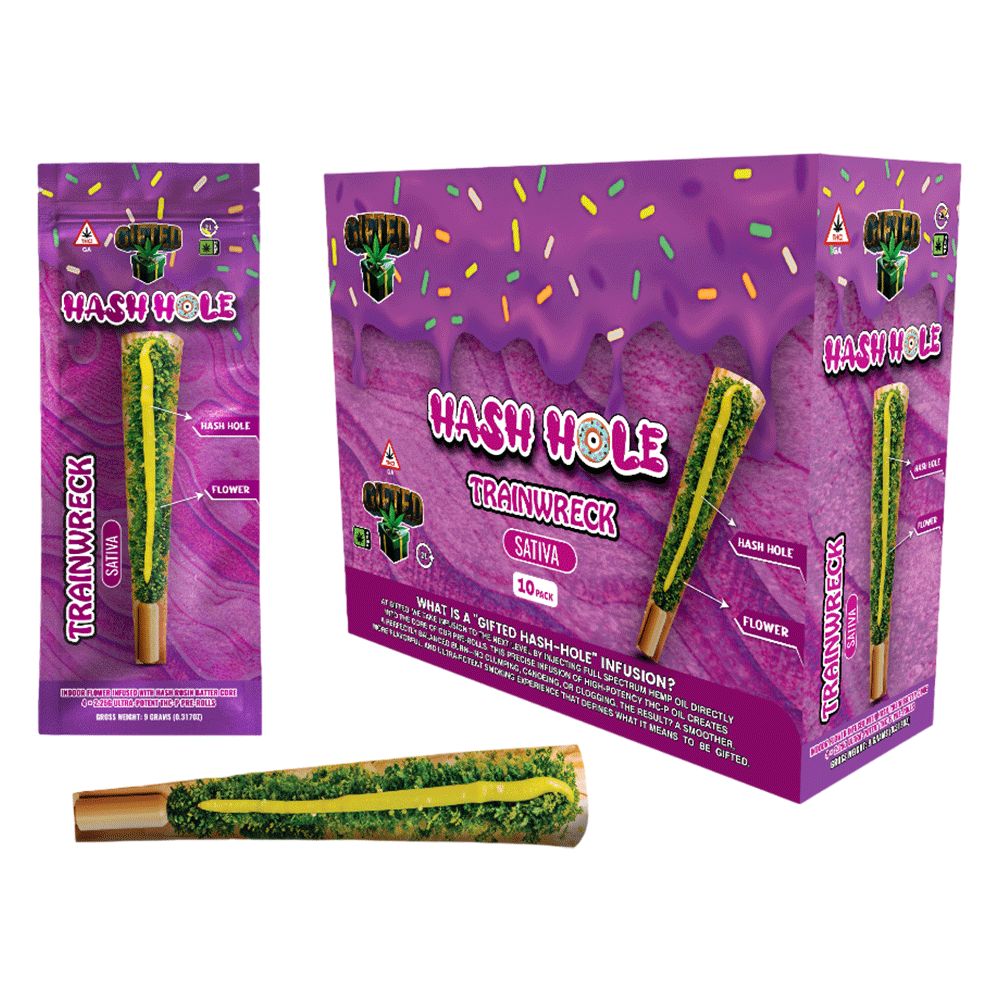Gifted Hash Hole THC-P Pre-Rolls 2.25gm X 4ct/pk