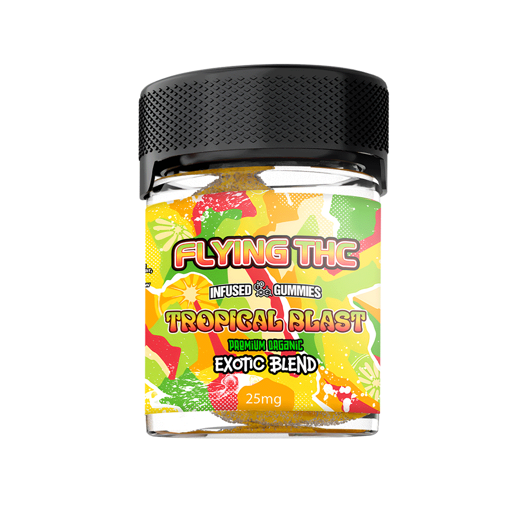 Flying THC Exotic Blend Gummies 25mg - 20ct/Jar