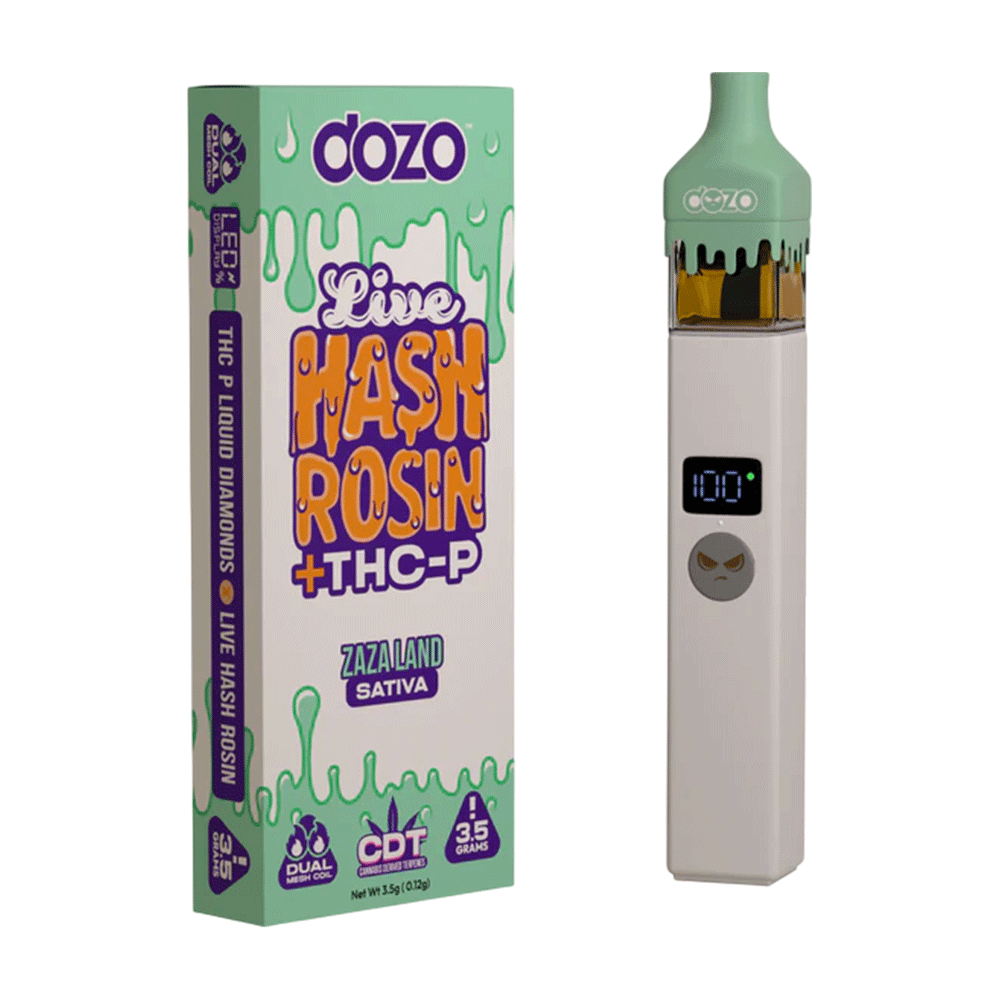 Dozo Live Hash Rosin THC-P Disposable 3.5gm