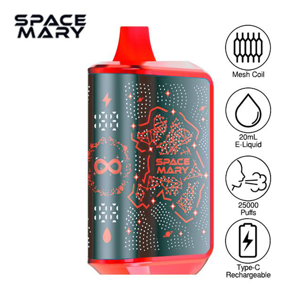 Space Mary 5% MA25000 Puffs Disposable