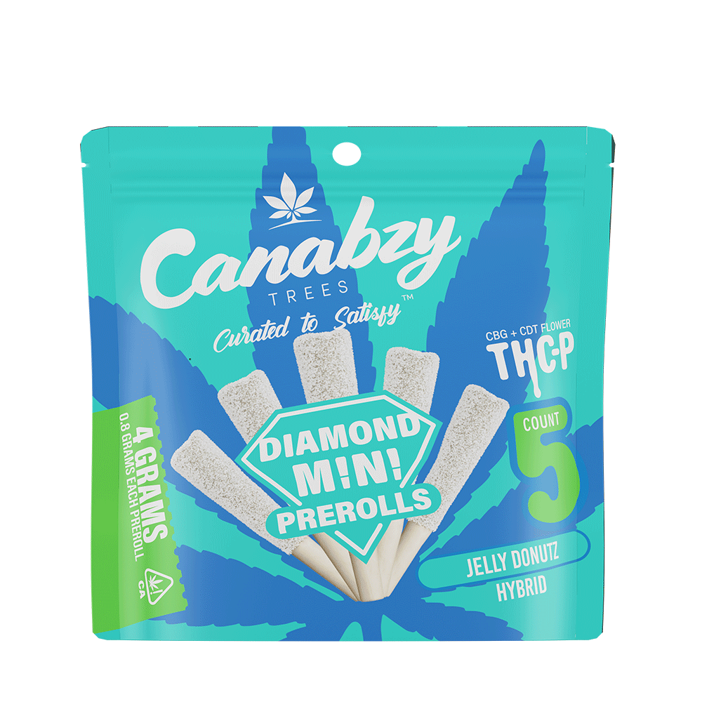 Canabzy THC-P Diamond Mini Pre-Rolls 4g 5ct/pk