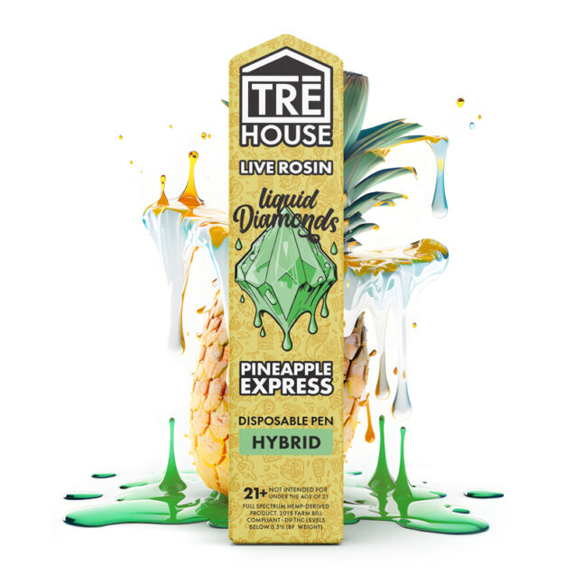 Tre House Live Rosin Liquid Diamonds Disposable | 2gm 1Ct