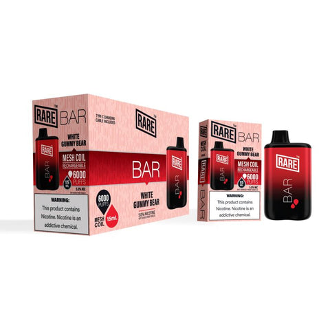 RARE BAR 6000 PUFFS 15ML MESH COIL RECHARGEABLE DISPOSABLE DEVICE  1 ct