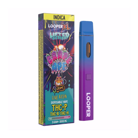 Looper XL Live Resin Disposable Vape 3gm – 1ct