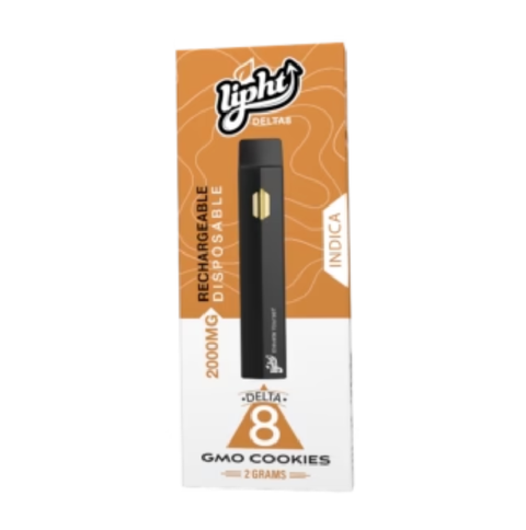 Lipht Delta 8 Rechargeable Disposable 2 Grams 2000MG 1ct