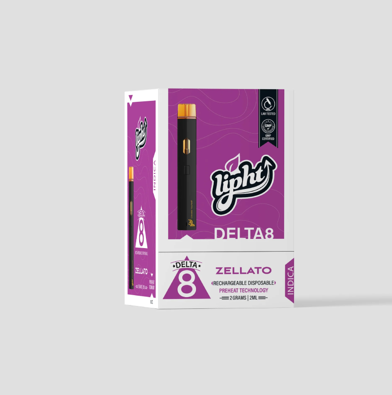 Lipht Delta 8 Rechargeable Disposable 2 Grams 2000MG 1ct - Highfi 