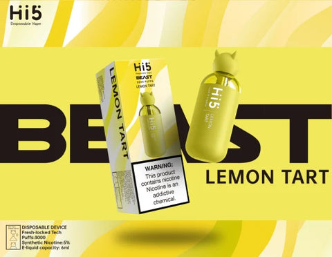 Hi5 Beast Vape in Bottle 5% 3000 puffs 1 ct