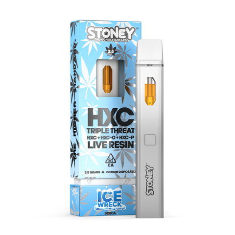 STONEY 3500MG HXC TRIPLE THREAT LIVE RESIN DISPOSABLES 1 ct