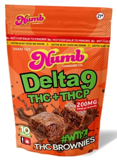 Numb Delta 9 THC+THCP Edibles 200MG 10ct/pack | 1pack