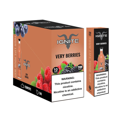 Ignite 2500 puffs disposable 1ct