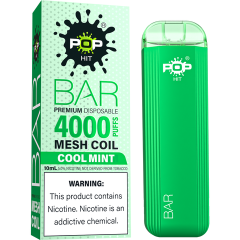 POP Hit Bar 4000 Puffs TFN 12 ml Premium Disposable Device 1 ct