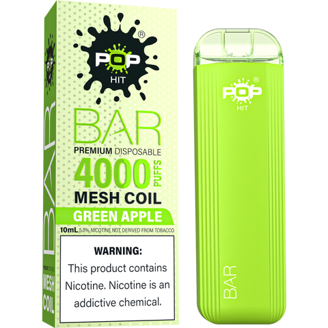 POP Hit Bar 4000 Puffs TFN 12 ml Premium Disposable Device 1 ct