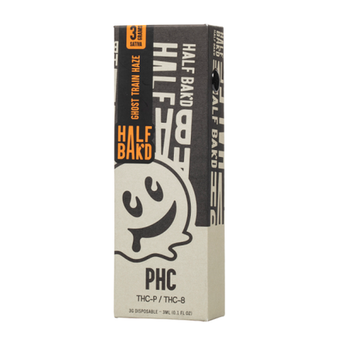 HALF BAK'D DISPOSABLE 3G PHC, THC-P, and Delta-8 1 CT