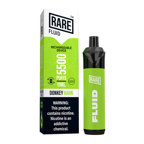 Rare Fluid with Air Flow Disposable Rechargeable Device (5500 Puffs)