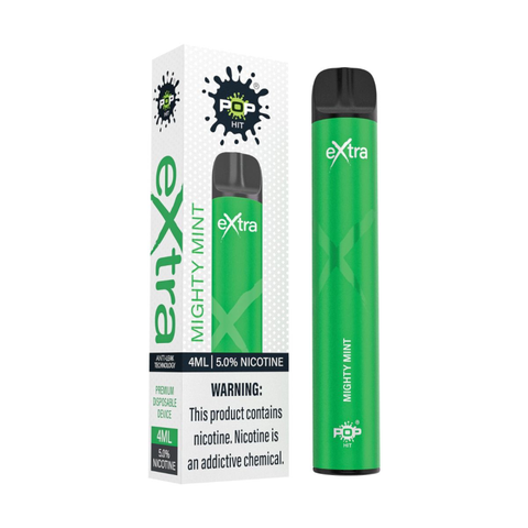 POP HIT EXTRA 3000 PUFFS 4ML PREMIUM DISPOSABLE W/ ANTI-LEAK TECHNOLOGY 1 CT