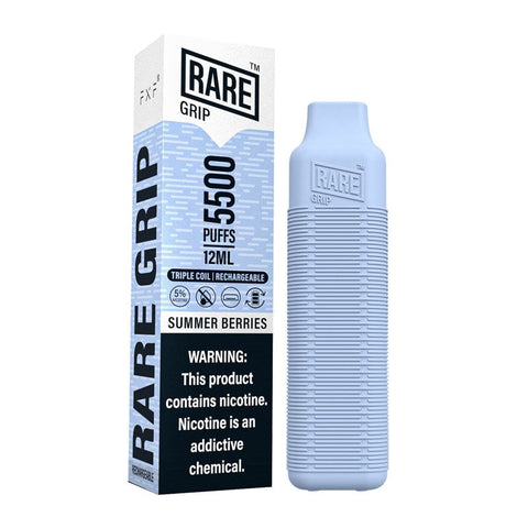 RARE GRIP RECHARGEABLE DISPOSABLE 12ML 5500 PUFFS 1CT